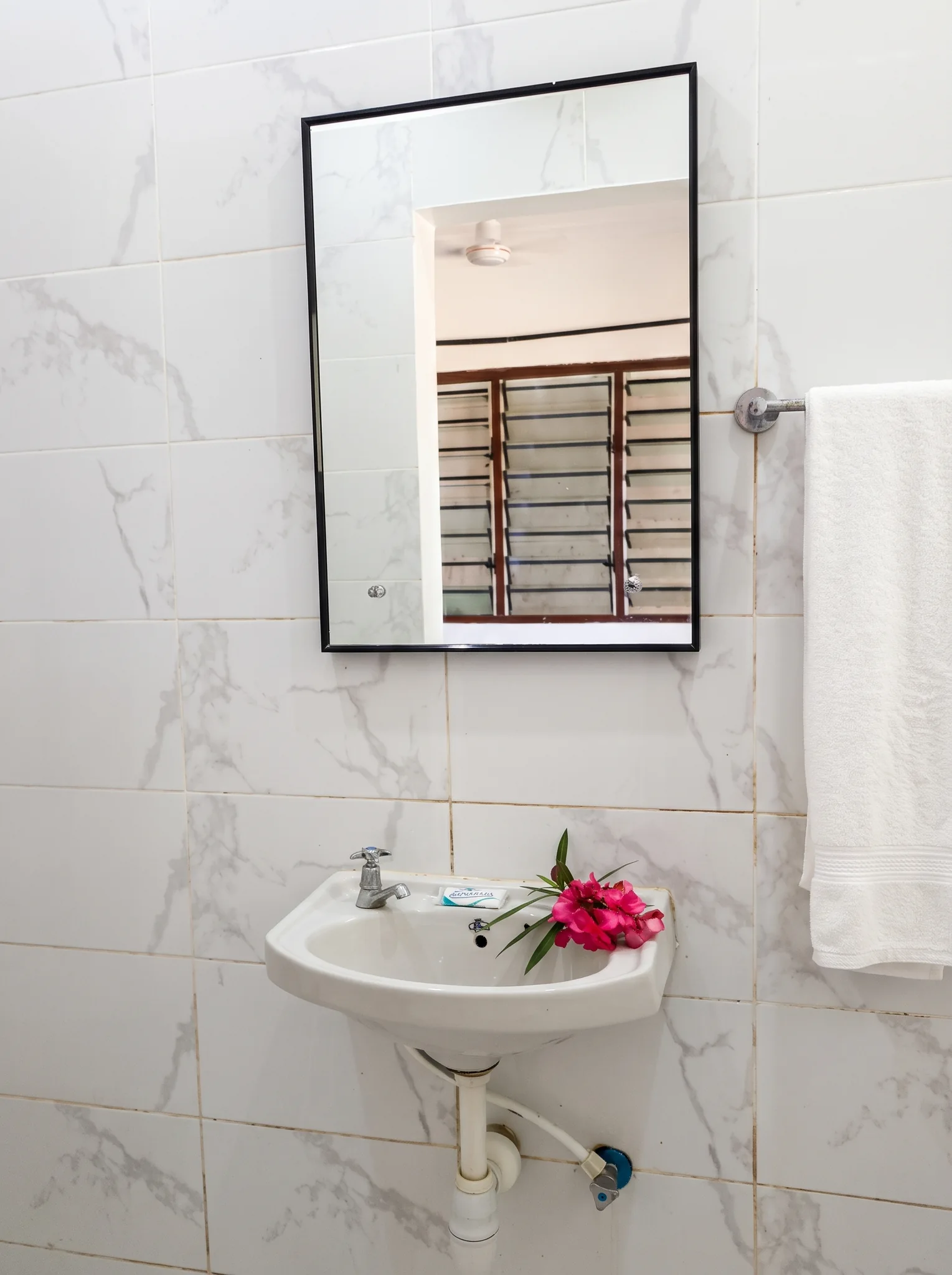 Ensuite Washbasin and Vanity Mirror